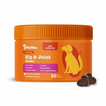 2x50db Zesty Paws Hip & Joint Chews pulyka étrend-kiegészítő kutyákank kép