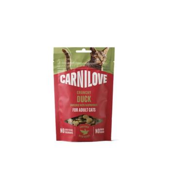 2x50g Carnilove Cat kacsa & málna Crunchy Snack macskáknak kép
