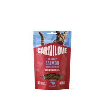 2x50g Carnilove Cat lazac & macskamenta Crunchy Snack macskáknak kép
