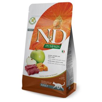 2x5kg N&D Adult sütőtök, szarvas & alma száraz macskatáp kép
