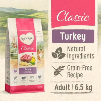 2x6,5kg Feringa Adult Classic pulyka száraz macskatáp kép