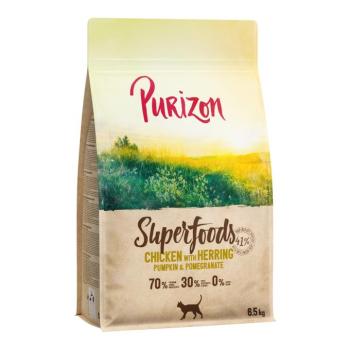 2x6,5kg Purizon Cat Superfoods csirke száraz macskatáp kép