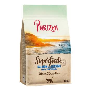 2x6,5kgPurizon Superfoods lazac száraz macskatáp kép