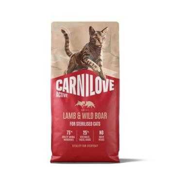 2x6 kg Carnilove Active Adult Sterilised bárány & vaddisznó száraz macskatáp kép
