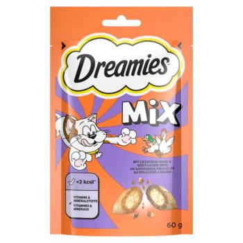 2x60g Dreamies Mix macskacsemege jutalomfalat macskáknak kép