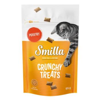 2x65g Smilla Crunchy Treats Adult étrend-kiegészítő eledel macskáknak vegyesen kép
