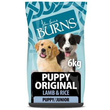 2x6kg Burns Puppy Original bárány & rizs száraz kutyatáp kép