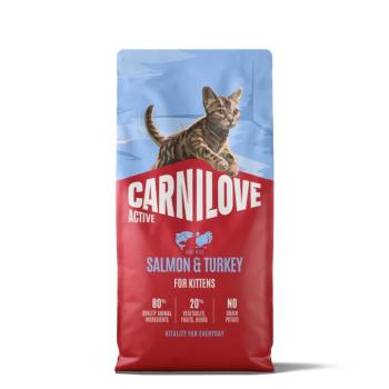 2x6kg Carnilove Active Kitten lazac & pulyka száraz macskatáp kép