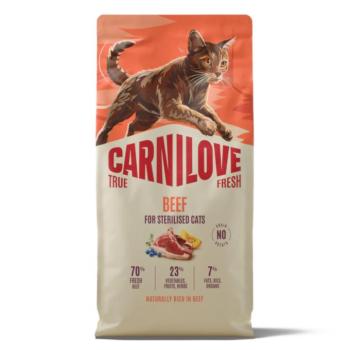 2x6kg Carnilove True Fresh Sterilised Adult marha száraz macskatáp kép