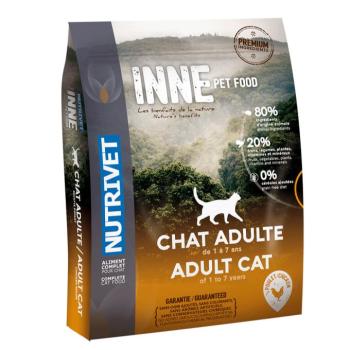 2x6kg Nutrivet Inne Adult Cat pulyka száraz macskatáp kép