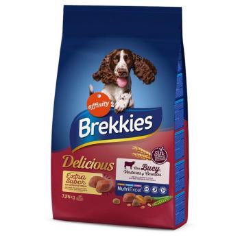 2x7,25kg Brekkies Delicious marha száraz kutyatáp kép