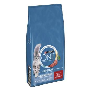2x7,5kg PURINA ONE Sterilized marha száraz macskatáp kép