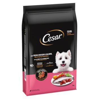 2x7kg Cesar Adult csirke, lazac & zöldség száraz kutyatáp kép