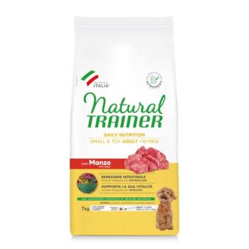 2x7kg Natural Trainer Adult Small & Toy marha & rizs száraz kutyatáp kép
