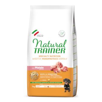 2x7kg Natural Trainer Sensitive Adult Small & Toy sertés száraz kutyatáp kép
