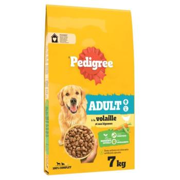 2x7kg Pedigree Adult szárnyas & zöldség száraz kutyatáp kép