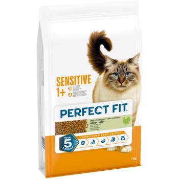 2x7kg Perfect Fit Sensitive 1+ pulyka száraz macskatáp kép