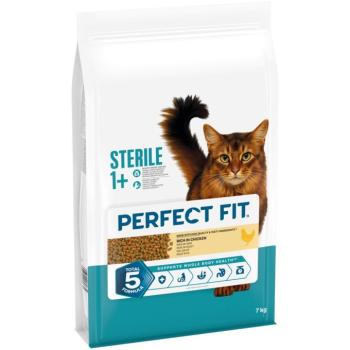 2x7kg Perfect Fit Sterile 1+ csirke száraz macskatáp kép