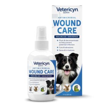 2x89ml Vetericyn Plus seb- & bőrspray kutyáknak, macskáknak, kisállatoknak, madaraknak kép