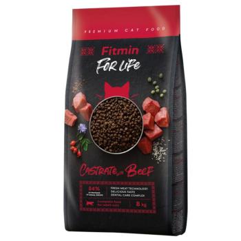 2x8kg Fitmin Cat For Life Castrate marha száraz macskatáp kép
