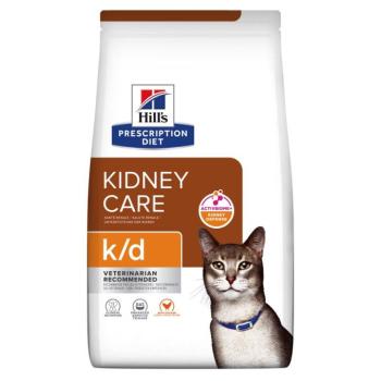 2x8kg Hill's Prescription Diet Feline száraz macskatáp- k/d Kidney Care csirke (2 x 8 kg) kép