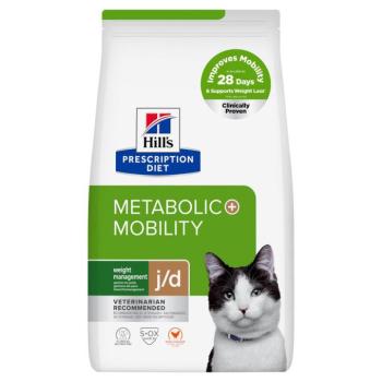 2x8kg Hill's Prescription Diet j/d Metabolic + Mobility csirke száraz macskatáp kép