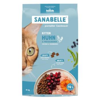 2x8kg Sanabelle Kitten csirke száraz macskatáp kép