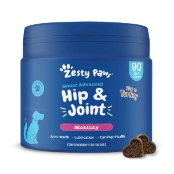 2x90db Zesty Paws Senior Hip & Joint Chews étrend-kiegészítő kutyáknak kép