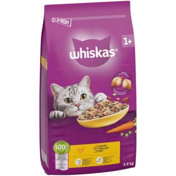 3,8 kg Whiskas 1+ csirke száraz macskatáp kép