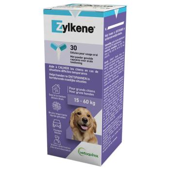30db Zylkene kapszula (> 30 kg) 450 mg étrend-kiegészítő kutyáknak kép