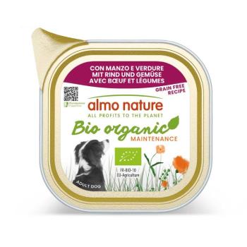 30x100g Almo Nature bio pástétom gazdaságos csomag- Bio marha & bio zöldség kép