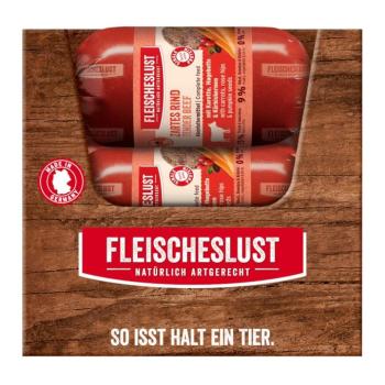 30x200g Fleischeslust Classic marha, csipkebogyó, sárgarépa & tökmag nedves kutyatáp kép