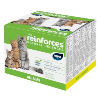 30x30ml Viyo Reinforces Natural Defences étrend-kiegészítő eledel macskáknak kép