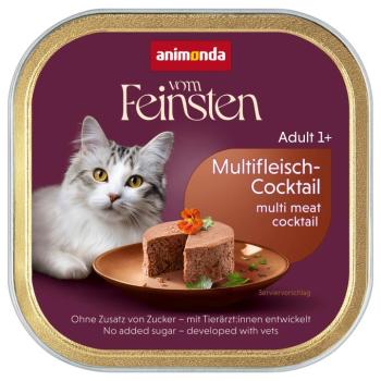 32x100g animonda vom Feinsten Adult Multihús-koktél nedves macskatáp kép