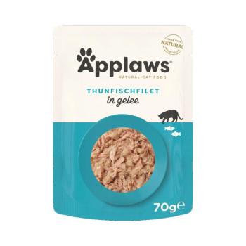 32x70g Applaws aszpikban, tonhal, tasakban gazdaságos csomag nedves macskatáp kép