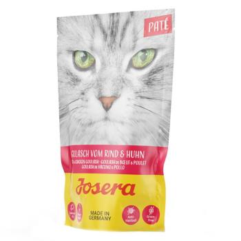 32x85g Josera Paté Marha & csirke gulyás nedves macskatáp kép