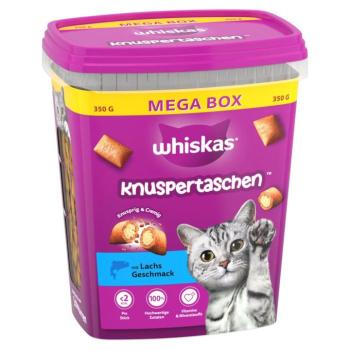350g Whiskas Temptations ropogós falatok lazac macskasnack