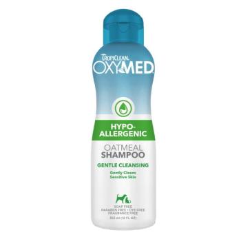 355ml TropiClean OxyMed hipoallergén sampon háziállatoknak kép