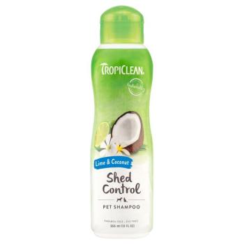 355ml TropiClean Shed Control Lime & Cocoa sampon kutyáknak macskáknak