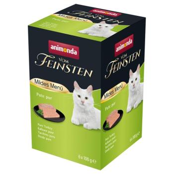 36x100g animonda vom Feinsten Mildes Menü Adult Pulyka pur nedves macskatáp kép
