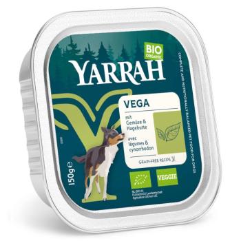 36x150g Yarrah Bio Bio Vega falatkák csipkebogyóval nedves kutyatáp