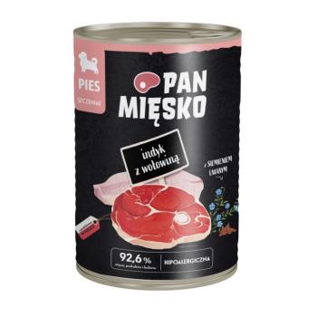 36x400g Pan Mięsko Puppy pulyka & marha nedves kutyatáp kép