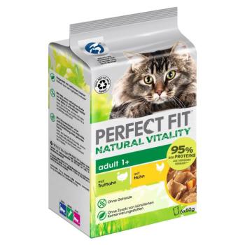 36x50g Perfect Fit Natural Vitality csirke & pulyka nedves macskatáp kép