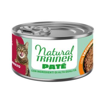 36x85g Natural Trainer gazdaságos csomag nedves macskatáp - Pulyka kép