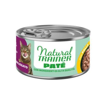 36x85g Natural Trainer Sterilised nedves macskatáp - Csirke kép