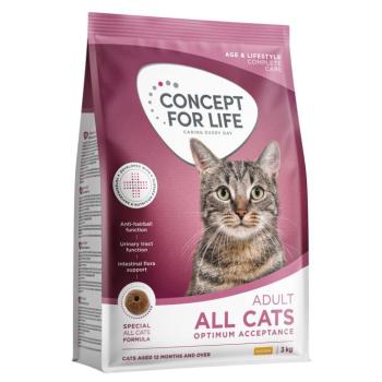 3kg All Cats Concept for Life Adult száraz macskatáp új receptúrával