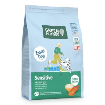 3kg Green Petfood Sensitive rovarok & rizs száraz kutyatáp kép