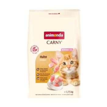 3x1,75kg animonda Carny Kitten csirke száraz macskatáp kép