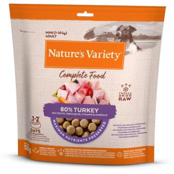 3x120g Nature's Variety fagyasztva szárított Mini teljes értékű kutyatáp pulyka kutyasnack 2+1 ingyen kép