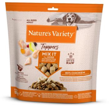 3x120g Nature's Variety Feltét (topping) csirke fagyasztva szárított kutyasnack 2+1 ingyen kép